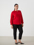 LC Waikiki Crew Neck Straight Women Blouse